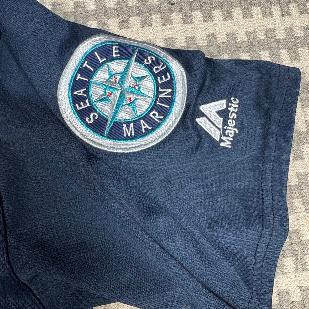 Mitch Haniger Seattle Mariners Majestic Alternate Flex Authentic Jersey‎ Sz 40 - Picture 3 of 5
